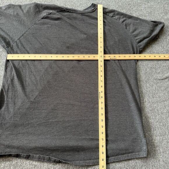 Ariat Rebar Men's Pocket Tee Crew Neck Short Sleeve Solid Cotton Gray Size 2XL - Picture 9 of 9